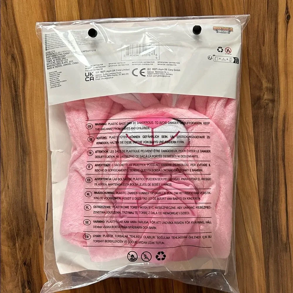 NEW Spooktacular Creations Pink Bunny Costume for Kids